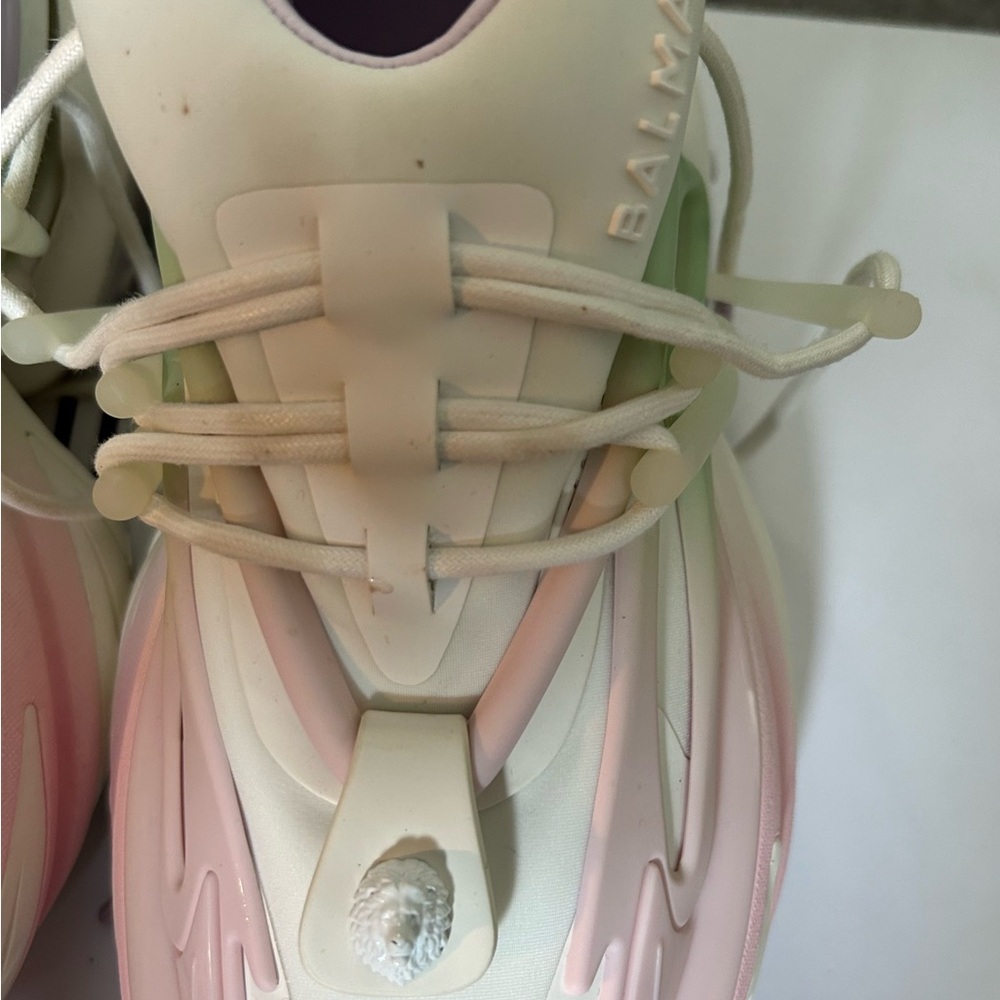 BALMAIN UNICORN WAVE TRAINERS LACE UP SNEAKERS SIZE 36